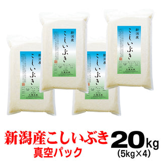 新米 令和6年産 新潟産 こしいぶき  米 【 真空 パック 】